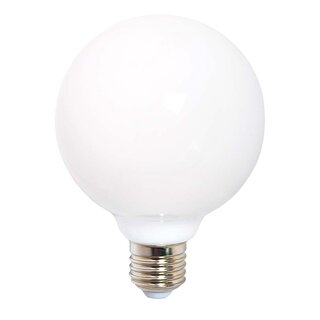 LED Filament Globe G125 12W = 100W 1521lm E27 opal warmwei 2700K