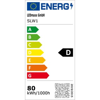LED Stehleuchte Lara Up & Down 80W wei RAL9003 UGR<17 flicker-free dimmbar