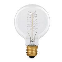 Rustika Globe Glühbirne 60W G80 E27 32 Supports