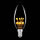 LED Rustika Carbon Kerze 1W = 5W 60lm E14 extra warmweiß 2200K
