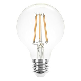 LED Filament Globe G80 8W = 75W 1055lm E27 klar warmwei 2700K