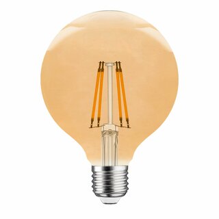 LED Filament Globe G80 4W = 25W 300lm E27 gold gelstert 2200K