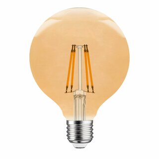 LED Filament Globe G80 4W E27 gold gelüstert 2200K