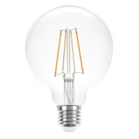 LED Filament Globe G95 8W = 75W 1055lm E27 klar...