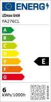 LED Filament Bulb 6W = 60W 806lm E27 Warm White 2700K