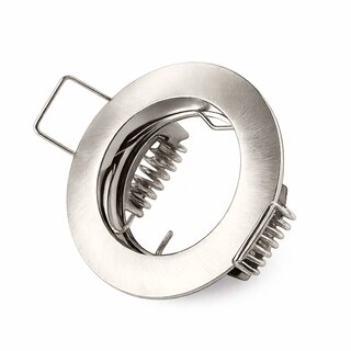 Recessed Spotlight Downlight Adjustable 45mm brushed iron