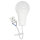 LED Bauleuchtmittel Renovierlampe 10W 1100lm 4000K Steckklemme