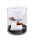 Decorative Set Brown Textile Cable with Ceramic Lamp Holder E27 and White Canopy
