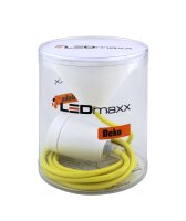 Decorative Set Sun Yellow Textile Cable with Ceramic Lamp...