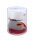 Decorative Set Textile Cable Bordeaux Red with Concrete Lamp Holder E27 and White Canopy