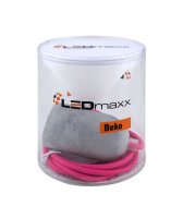Decorative Set Pink Textile Cable with Concrete Lamp...