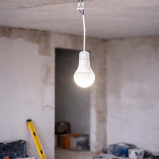 LED Bauleuchtmittel Renovierlampe 10W 1100lm CCT 2700K/4000K/6500K Steckklemme