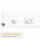 LED Unterbauleuchte 30cm Weiß IP20 5W CCT 3000/4000/6500K mit Schalter