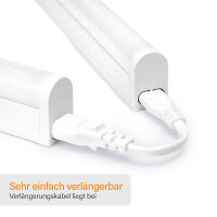 LED Unterbauleuchte 86cm Weiß IP20 15W CCT 3000/4000/6500K mit Schalter