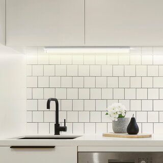 LED Unterbauleuchte 115cm Wei� IP20 20W CCT 3000/4000/6500K mit Schalter