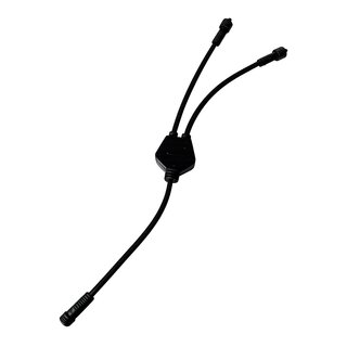 Verteiler 2-fach Schwarz f�r Illu-Lichterkette
