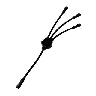 Verteiler 3-fach Schwarz f�r Illu-Lichterkette
