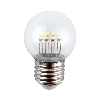 LED Tropfen V8 1W extra warmweiß 2200K Sockel vollvergossen