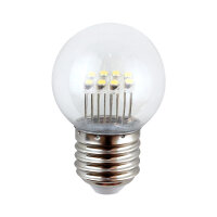 LED Tropfen V8 1W 55lm E27 Kunststoff stoßfest...