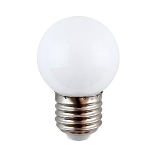LED Tropfen 2200K opal 0,8W Sockel vollvergossen