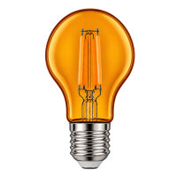 10er Set farbige LED Filament A60 Birnen 3W E27 Rot Gelb Grün Blau Orange Kunststoff