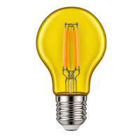 LED Filament A60 Birne 3W E27 Gelb Kunststoff