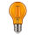 LED Filament A60 Birne 3W E27 Orange Kunststoff
