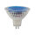 LED Glas MR16 Reflektor 5W GU5,3 12V Blau 38°
