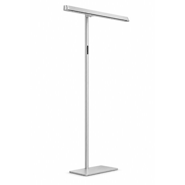 LED Floor Lamp Leni Up & Down 60W Silver UGR <18 flicker-free 4000K dimmable + motion sensor