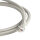 H03VV-F 3*0,75mm² Textilkabel silber