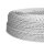 H03VV-F 2*0.75mm² textile cable twisted silver