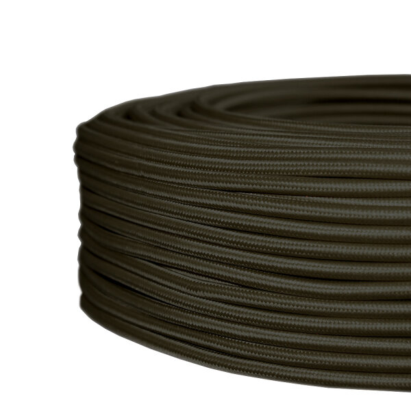 H03RT-H 3*0,75mm² Textilkabel schwarz ø 6,3mm