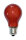 Glühlampe 15W E27 ROT
