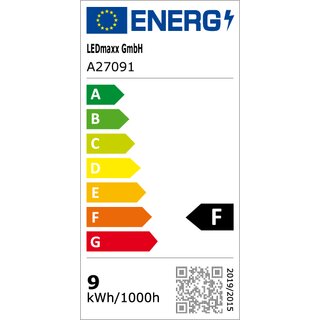 LED Leuchtmittel 9W = 60W E27 820lm warmwei 2700K