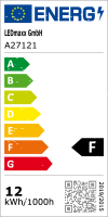 LED Bulb 12W = 75W E27 1155lm Warm White 2700K