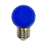 LED Bulb in Drop Shape 2W Blue E27