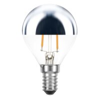 LED Filament Drop 2W 180lm E14 Silver Reflector Extra...
