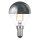 LED Filament Tropfen 2W 180lm E14 Kopfspiegel silber extra warmweiß 2200K
