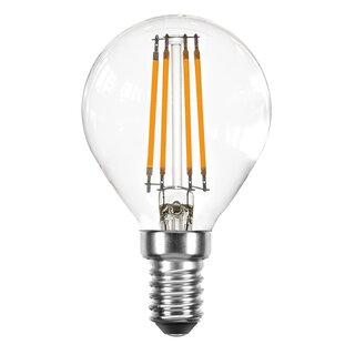 LED Filament Tropfen 4W = 40W 450lm E14 klar extra warmwei 2200K