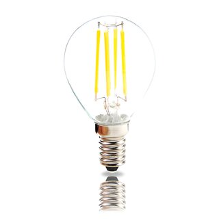 LED Filament Tropfen 4W = 40W 450lm E14 klar extra warmwei 2200K