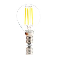 LED Filament Tropfen 4W = 40W 450lm E14 klar extra...