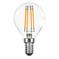 LED Filament Drop P45 4W 420lm E14 Clear Extra Warm White...