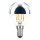 LED Filament Drop P45 4W 360lm E14 Head Mirror Silver Extra Warm White 2200K