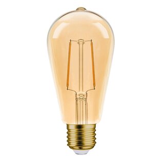 LED Filament Edison ST64 2W 200lm E27 gold gelüstert...