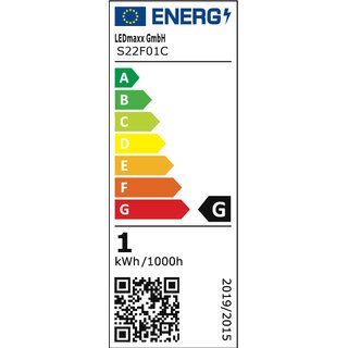 LED Filament Rhre T26 1W = 8W 60lm E14 extra warmwei 2200K