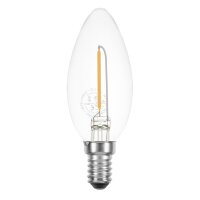 LED Filament Candle 1W 100lm E14 Clear Extra Warm White...
