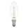 LED Filament Candle 1W 100lm E14 Clear Extra Warm White 2200K