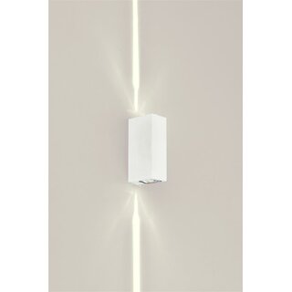 Wandleuchte weiß 2700K Indoor/Outdoor