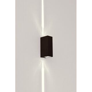 Wandleuchte schwarz 2700K Indoor/Outdoor