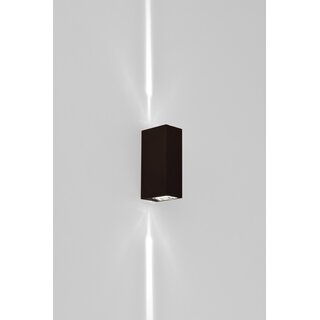 Wandleuchte schwarz 6W 375lm 6000K Indoor/Outdoor